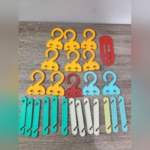Vintage Tupperware Cord Shortener Lot Wire Cable Tie Organizers & Hangers